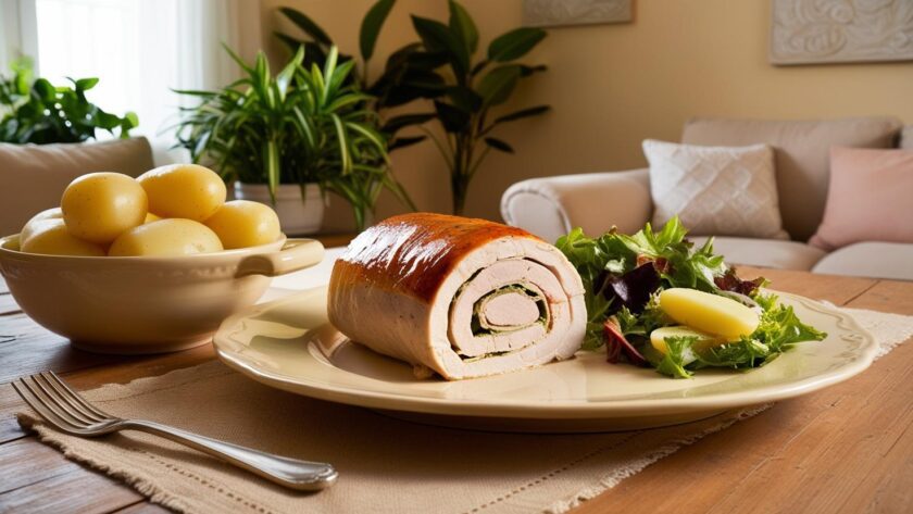 przepis na roladę z indyka