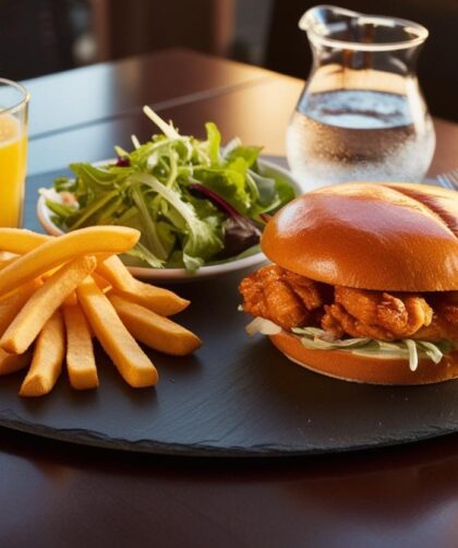 kanapka z pieczonym kurczakiem