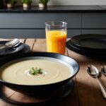 zupa krem z cielęciną i kaszą jaglaną