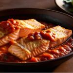 łosoś w pomidorach