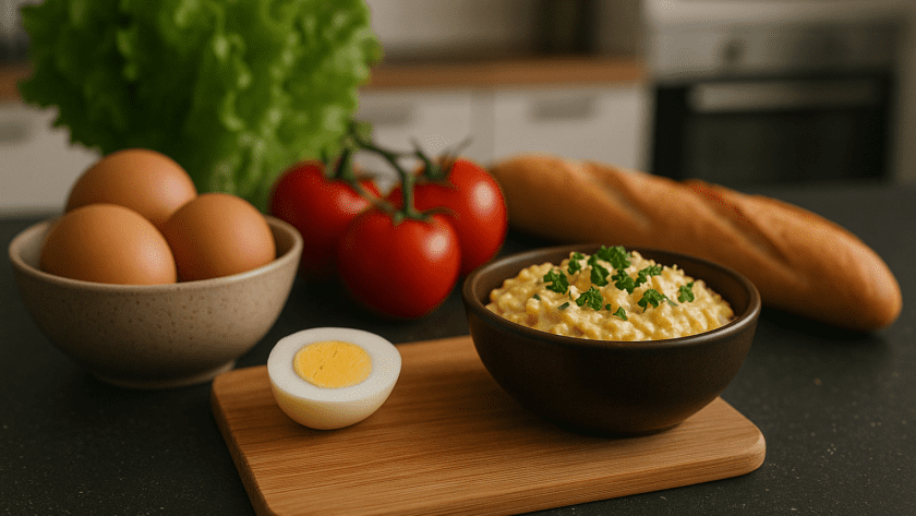 pasta jajeczna przerpis