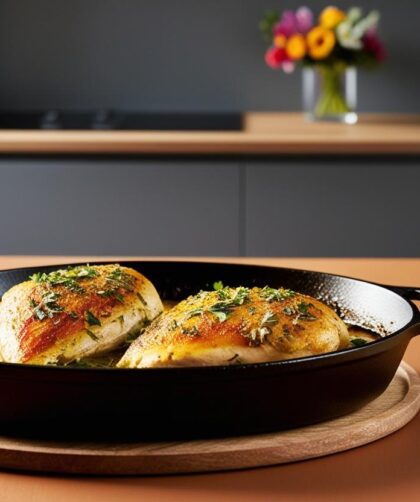 kurczak pod ziołową pierzynką