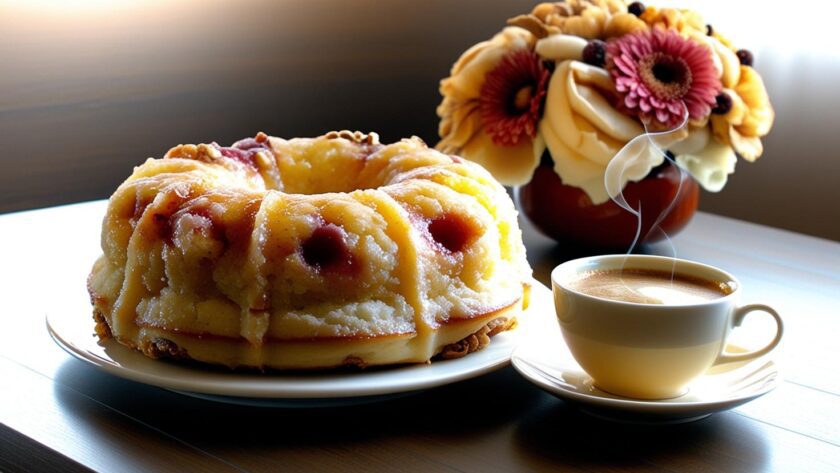 przepis na puszyste i wilgotne ciasto drożdżowe z owocami