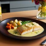 ryba duszona w sosie warzywnym