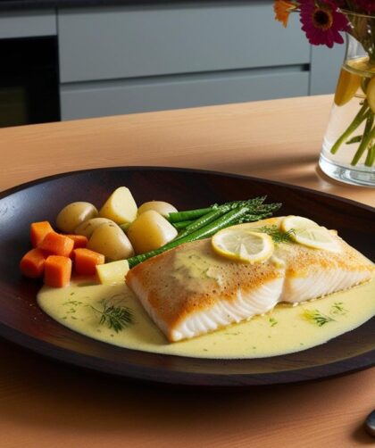 ryba duszona w sosie warzywnym