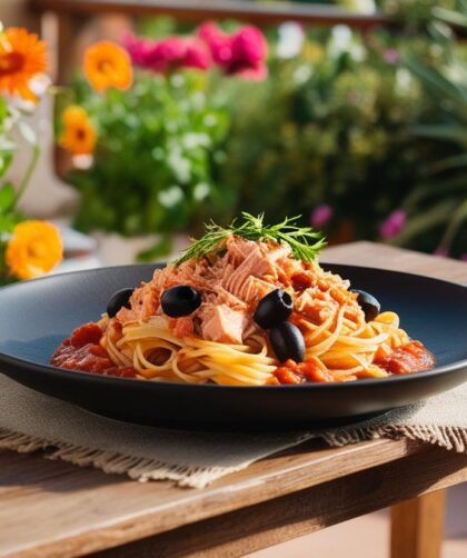 sos pomidorowy z tuńczykiem