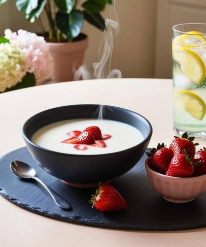 zupa mleczna z kaszą jaglaną