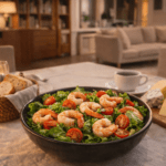 prosta sałatka z krewetkami na imprezę
